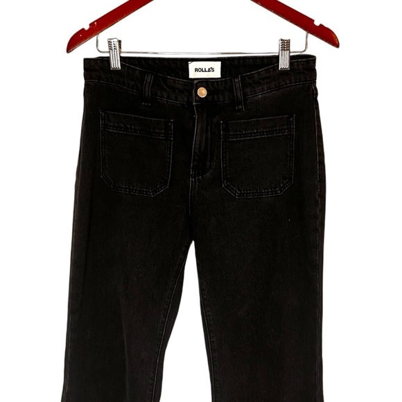ROLLA's Sailor Low Flare- Washed Black- Size 28 - Picture 6 of 13
